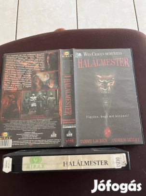Halálmester 1 vhs nagytok horror. 