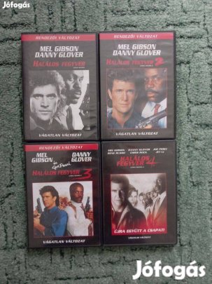 Halálos fegyver 1-4 DVD Gyűjtemény