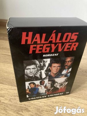 Halálos fegyver 1-4 DVD-k díszdobozban (vágatlan változat)