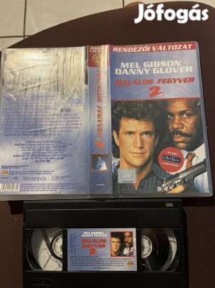 Halálos fegyver 2 vhs kistok akcio.  