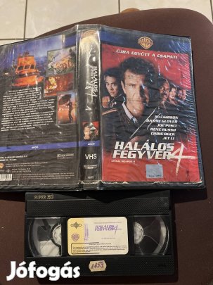 Halálos fegyver 4 akció nagytok vhs 
