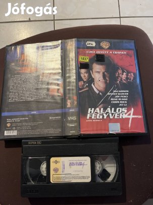 Halálos fegyver 4 akció vhs 
