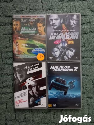 Halálos iramban 1-2-4-7 DVD Gyűjtemény