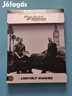 Halalos iramban Hobbs és Shaw 4k (fémdoboz) Blu-ray