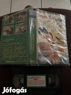 Halálos játszma 1 vhs nagytok akció Bruce Lee