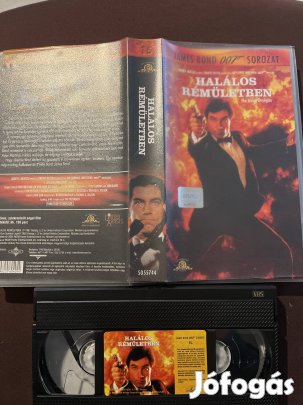 Halálos rémületben 007 akció vhs 