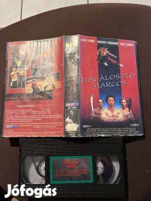 Halálosztó harcos akció vhs kistok. 