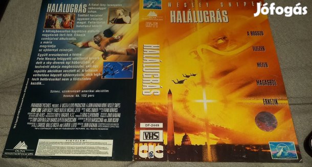 Halálugrás- akció vhs - Wesley Snipes