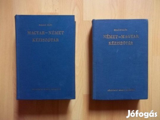 Halász Előd: Magyar-Német, Német-Magyar kéziszótár 1978