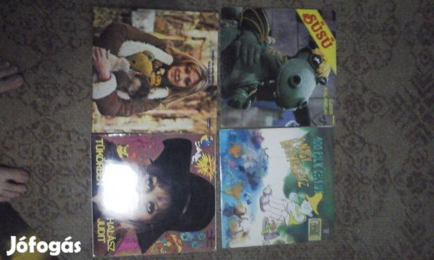 Halász Judit és meselemezek eladók