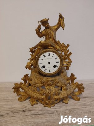 Halász asztali óra antikvitás -fellelt hiányos állapot 120.000 Ft