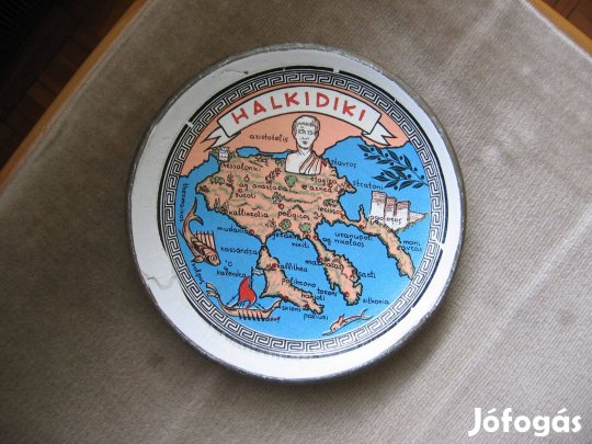 Halkidiki, kerámia fali dísztárgy