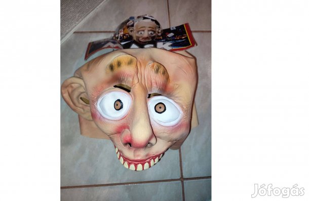 Halloween Vigyorgó gumi álarc maszk (új, címkés)