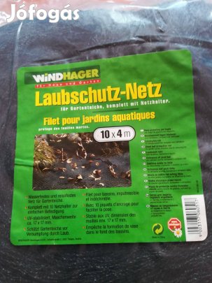 Háló,lehulló falevelek,madarak elleni védelem,Bécsben vásárolt,új!/46
