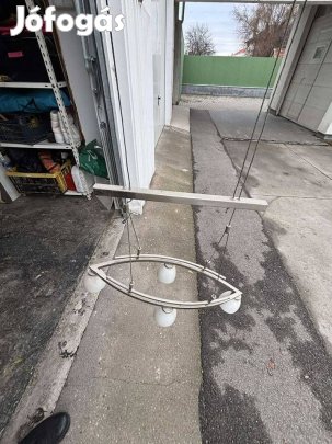 Halogén csillár -matt króm