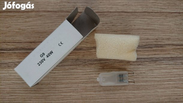 Halogén új izzók G9 foglalattal, 40W-osak egyben eladók