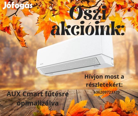 Hálószobákba, gyerekszobába extra csendes ,huzatmentes klíma akció