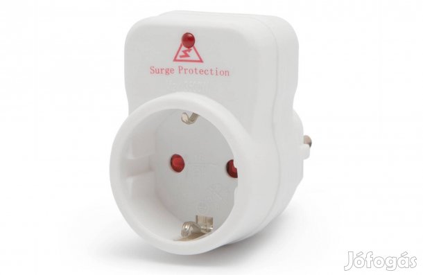 Hálózati Fali túlfeszültség ellen védő dugalj 250V 16A 3500W földelt