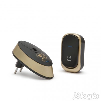 Hálózati Vezeték nélküli csengő 32 dallam hangerő 230V beltéri vevő