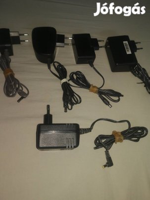 Hálózati adapterek 5db egyben 