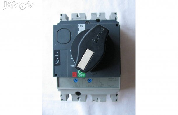 Hálózati kapcsoló nagy áramú ,kioldó egységgel , erőátviteli rendszer