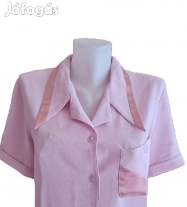 Halvány lilás Üzleti Blúz Szatén Gallér(Méret: L XL) Kód: BLU 146