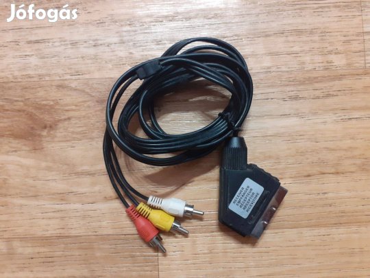 Hama 1,5 m-es összekötő audió-videó szalagkábel (Scart-RCA csatl