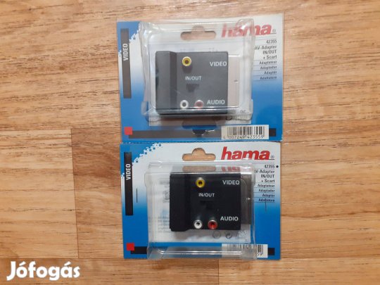 Hama AV-Adapter In-Out + Scart (42355) 2 db