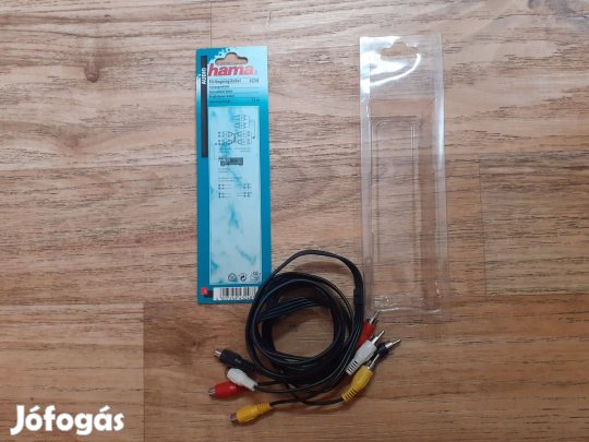 Hama Audió 1,5 m-es hosszabító kábel 4 csatlakozó dugós (43248)