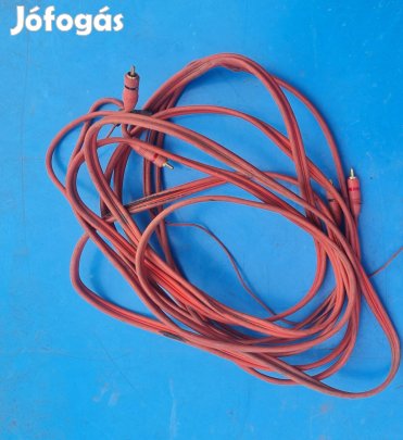 Hama Auto Hi-Fi Audio kábel aranyozott RCA dugóval