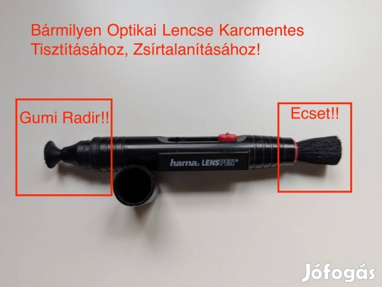 Hama Lenspen Fényképezőgép-Objektív-Mobiltelefon Lencsetisztító!.)