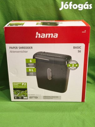 Hama S6 (50541) iratmegsemmisítő gyári garanciával!