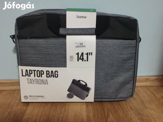 Hama Tayrona 14.1" laptop táska szürke, modern és teljesen Új