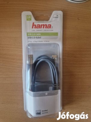 Hama USB 2.0, 1,8m új, bontatlan kábel