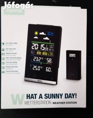 Hama (222239) Jamaica Meteorológiai állomás, kültéri/beltéri, fekete