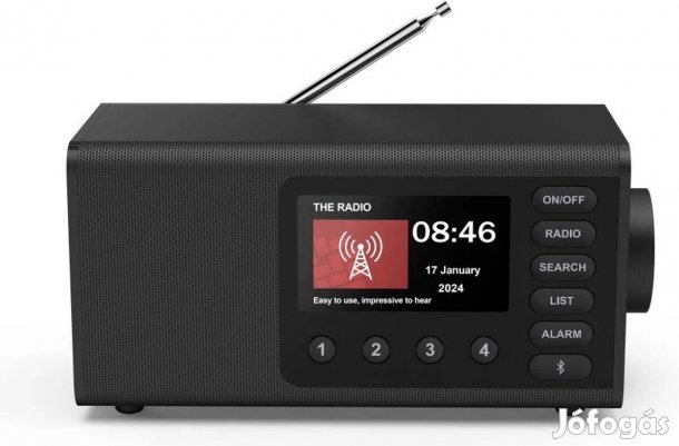 Hama (23054296) DR1001BT DAB/DAB+/FM digitális rádió Bluetooth-szal