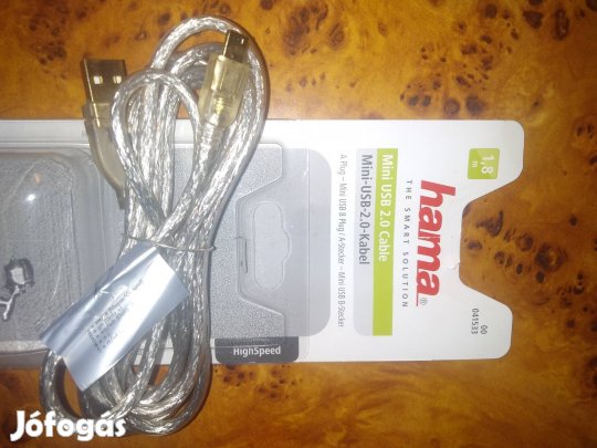 Hama aranyozott USB kabel