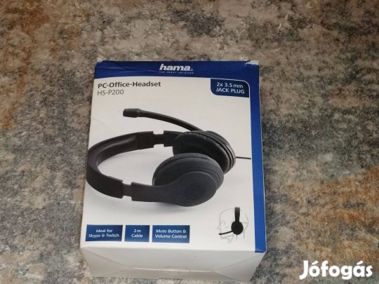 Hama fejhallgató mikrofonnal