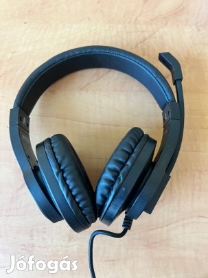 Hama vezetékes fejhallgató headsettel