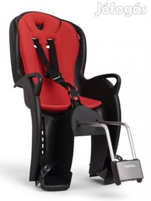 Hamax Kiss kerékpáros gyerekülés fekete/piros színben, újszerű állapot