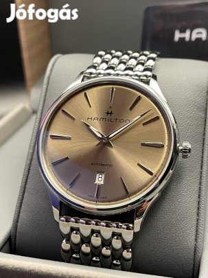 Hamilton Jazzmaster Thinline automata  hordatlan karóra bézs