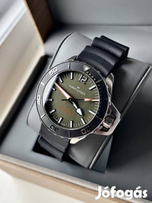 Hamilton Khaki Navy Frogman (új,garanciás,Black strap)