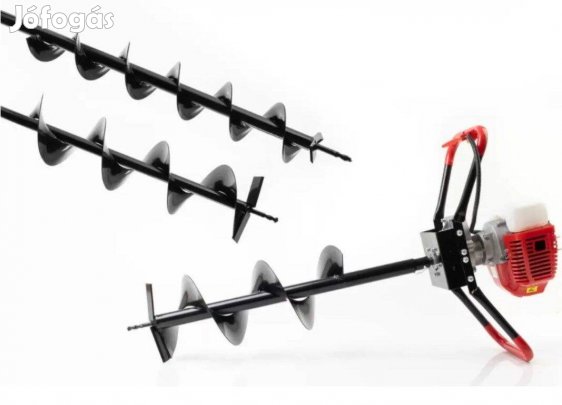 Hammer benzines talajfúró földfúró lyukfúró 5,2LE / 52cm3 + 5db csiga
