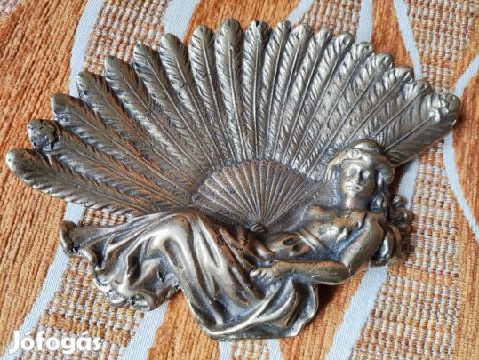 Hamutál,réztálka ,hölgy motívumos