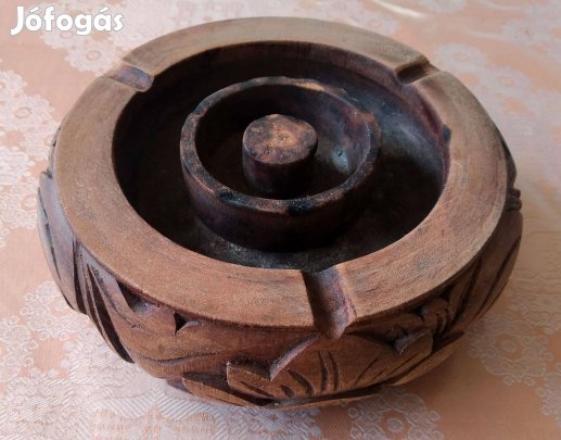 Hamutartó, egzotikus fából ( 70+ éves ) 20260228