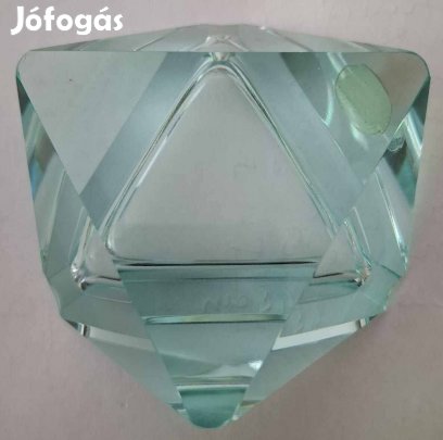 Hamútartó üveg, jégkék