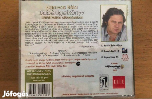 Hamvas Béla: Babérligetkönyv - hangoskönyv (CD) előadó: Rátóti Zoltán