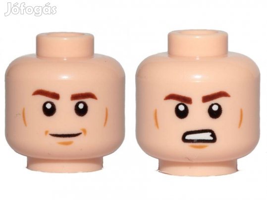 Han Solo fej Eredeti LEGO minifigura elem - Star Wars 75419 - Új