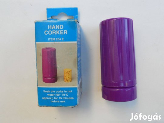 Hand corker 204 E - kézi dugózó lila (új)
