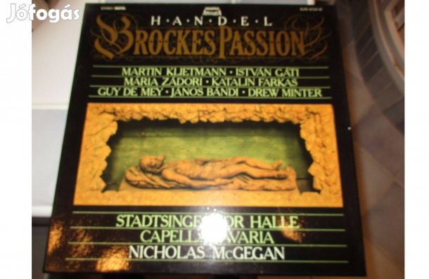 Handel Brockes Passion díszdobozos bakelit hanglemez album eladó